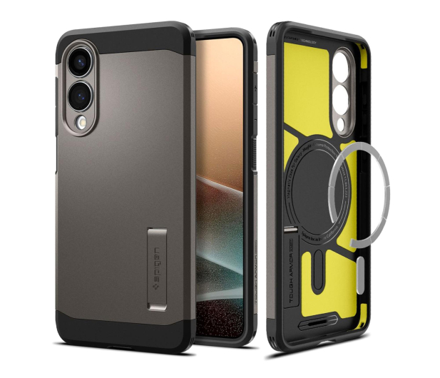 Spigen Tough Armor Magsafe do Galaxy S25 Edge Gunmetal - 1343725 - zdjęcie